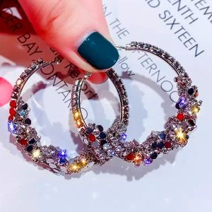 925 Cubic zirconia rhinestone earrings